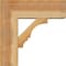 Ekena Millwork Balboa Block Rough Sawn Bracket w/ Offset Brace, Western Red Cedar, 8"W x 22"D x 22"H BKT0806X22X22BOA05RWR - alternate 4